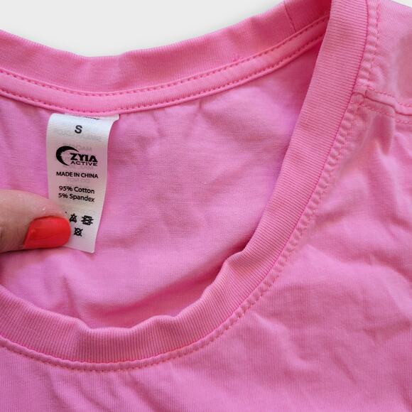 Zyia Active South Beach Sleeveless Pink Tank Top Women Sz S - Picture 6 of 7